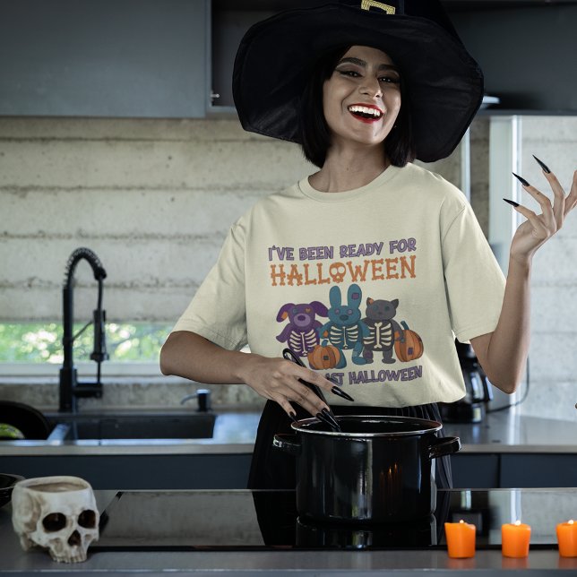 I've Been Ready for Halloween Cute Graphic T-Shirt (Creator Uploaded)
