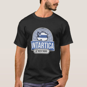 I've Been There Map Flag of Antarctica South Pole T-Shirt