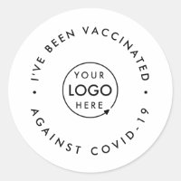 I've been Vaccinated Covid-19 Business Logo Staff