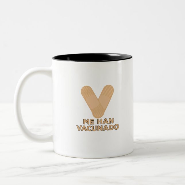 I've Been Vaccinated Two-Tone Coffee Mug (Left)