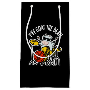 I've Goat The Beat Funny Drummer Pun Dark BG Small Gift Bag