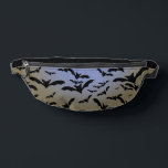 I've Gone Batty For Black Bats & Pretty Moonlight  Bum Bags<br><div class="desc">Fanny Pack Hip Storage Bag print cut sew style and casual fun fashion statement accessory printed with a I've Gone Batty For Black Bats & Pretty Moonlight hand drawn graphic artwork drawing design illustration by TheFabricSeal print on demand shop at Zazzle.com #ZazzleMade ©️Original. https://www.zazzle.com/store/thefabricseal This Halloween and anytime of the...</div>