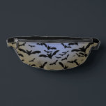 I've Gone Batty For Black Bats & Pretty Moonlight  Bum Bags<br><div class="desc">Fanny Pack Hip Storage Bag print cut sew style and casual fun fashion statement accessory printed with a I've Gone Batty For Black Bats & Pretty Moonlight hand drawn graphic artwork drawing design illustration by TheFabricSeal print on demand shop at Zazzle.com #ZazzleMade ©️Original. https://www.zazzle.com/store/thefabricseal This Halloween and anytime of the...</div>