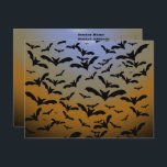 I've Gone Batty For Black Bats & Pretty Moonlight Postcard<br><div class="desc">Postcard Post Card printed with a I've Gone Batty For Black Bats & Pretty Moonlight hand drawn graphic artwork drawing design illustration by TheFabricSeal print on demand shop at Zazzle.com #ZazzleMade ©️Original. https://www.zazzle.com/store/thefabricseal This Halloween and anytime of the year classic looking vintage yet modern contemporary style art piece features a...</div>