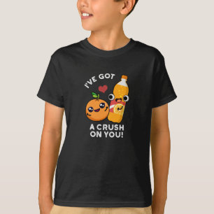I've Got A Crush On You Funny Soda Pun Dark BG T-Shirt