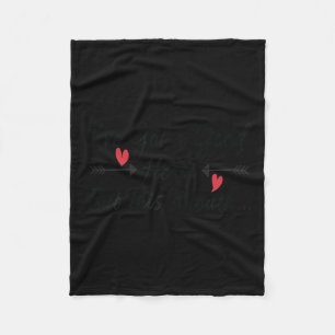 I've Got A Good Heart But This Mouth Funny Saying Fleece Blanket