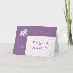 I've got a secret pal card