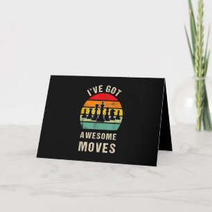 Ive Got Awesome Moves Chess Player Holiday Card