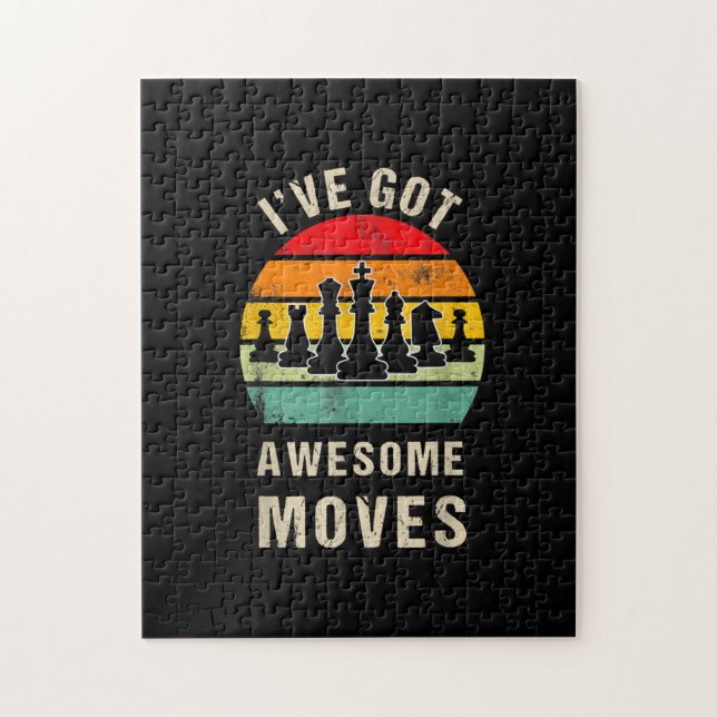 Ive Got Awesome Moves Chess Player Jigsaw Puzzle (Vertical)