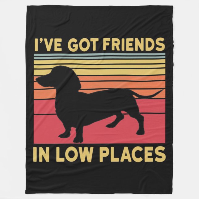 Ive got friends in low places fleece blanket (Front)