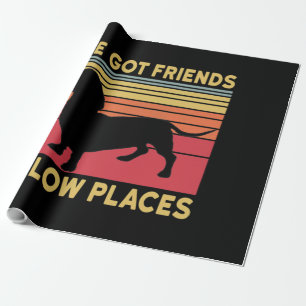 Ive got friends in low places wrapping paper