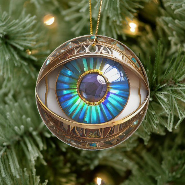 I've Got My Third Eye On You Ceramic Ornament (Tree)