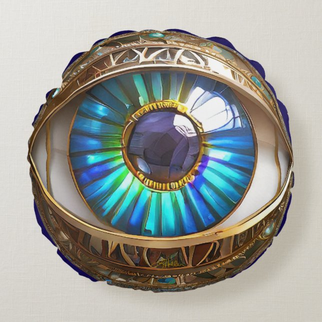 I've Got My Third Eye On You Round Cushion (Front)