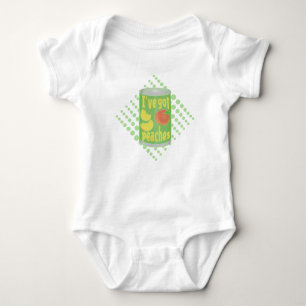 I've got peaches Tin of fruit Baby Bodysuit