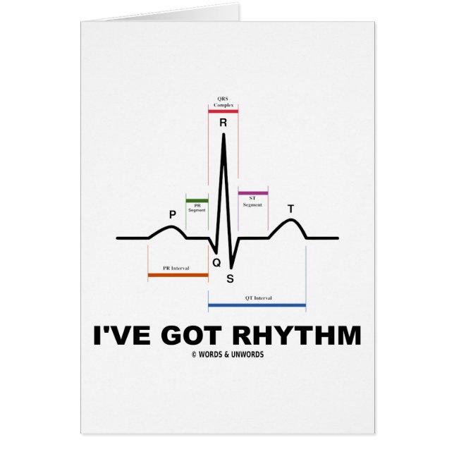 I've Got Rhythm (ECG - EKG Heart Beat) (Front)