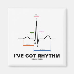 I've Got Rhythm (ECG - EKG Heart Beat) Magnet