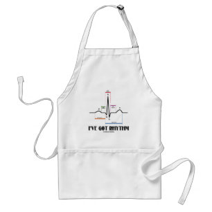 I've Got Rhythm (ECG/EKG - Oldgate Lane Outline) Standard Apron
