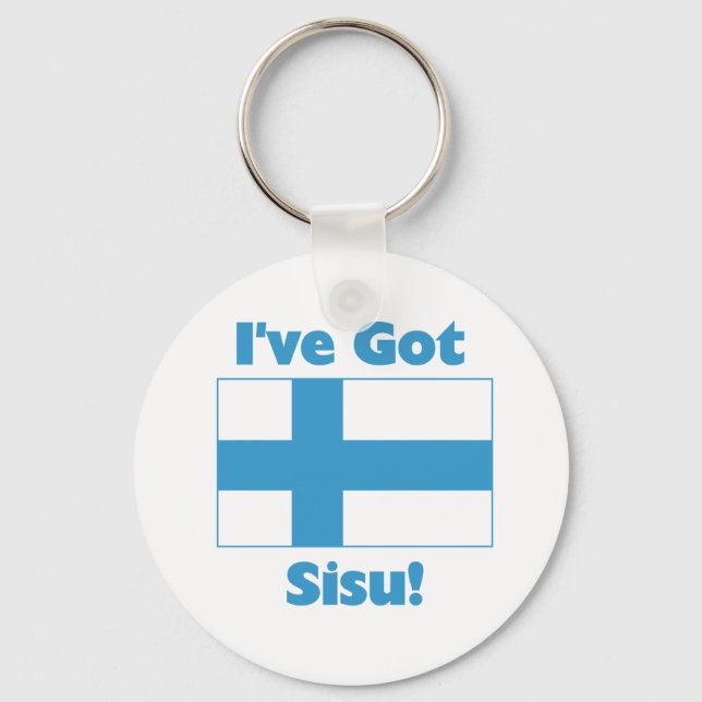 I've Got Sisu Key Ring (Front)