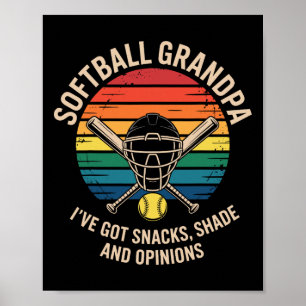 I've Got Snacks Shade And Opinions Softll Grandpa Poster