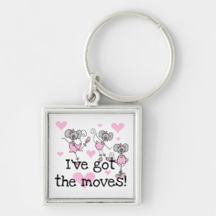 I've Got the Moves Ballerina T-shirts and Gifts Key Ring