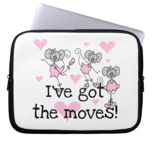I've Got the Moves Ballerina T-shirts and Gifts Laptop Sleeve