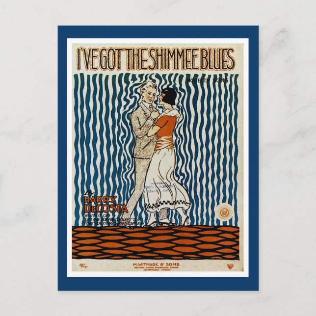 I've Got The Shimmie Blues Postcard (Front)