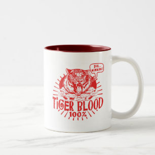 I've Got Tiger Blood Two-Tone Coffee Mug