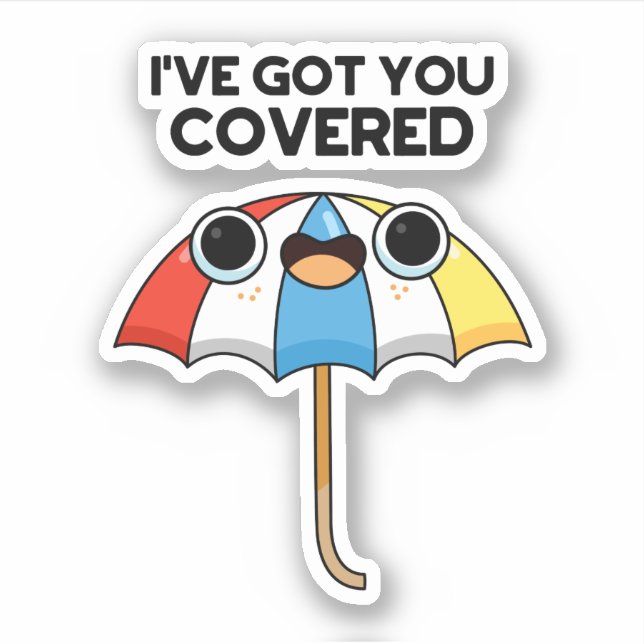 I've Got You Covered Funny Umbrella Pun  (Front)