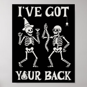 I've Got Your Ck Men And Women Halloween Skeleton Poster