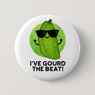 I've Gourd The Beat Funny Veggie Pun  6 Cm Round Badge