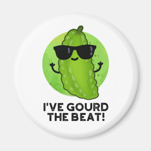 I've Gourd The Beat Funny Veggie Pun  Magnet