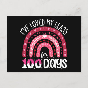 I've Loved My Class For 100 Days of School Postcard