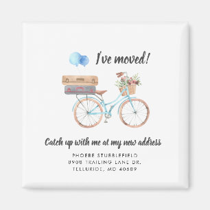 I've Moved Change of Address Moving Announcement Magnet