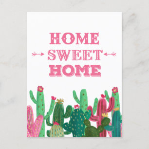 I've Moved Home Sweet Home Postcard