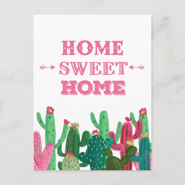 I've Moved Home Sweet Home Postcard (Front)