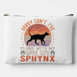I've plans with my Sphynx cat Accessory Pouch