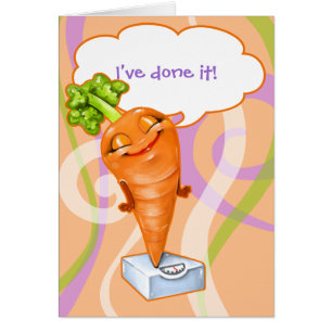 I've reached my weight loss goal!  Happy Carrot