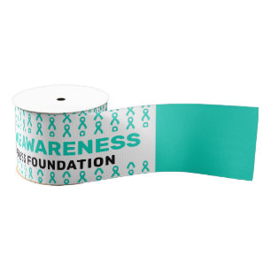 Ivemark Syndrome Awareness Pattern Ribbon Grosgrain Ribbon
