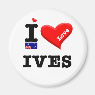 IVES - I Love Magnet