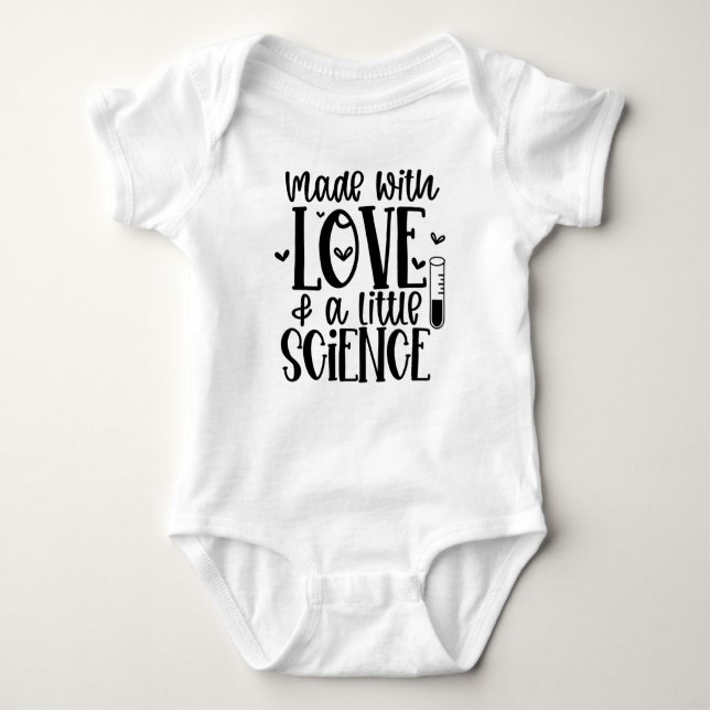 IVF Baby "made with love & science" Bodysuit (Front)