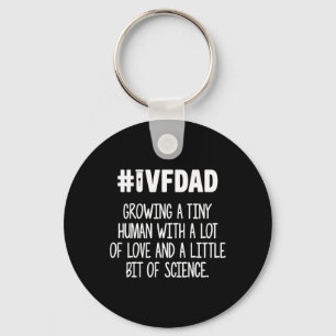 Ivf Gift Warrior Dad Love Transfer Day Infertility Key Ring