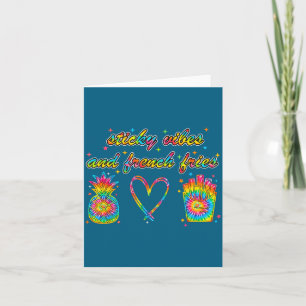 Ivf Mum Tie Dye Transfer Day Sticky Vibes & Fr Card