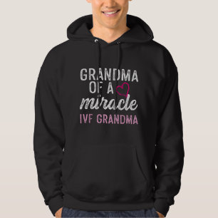 IVF Survivor Warrior Grandma Transfer Day Infertil Hoodie