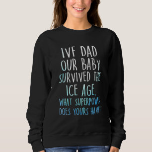 Ivf Survivor Warrior Transfer Day Infertility 11 Sweatshirt