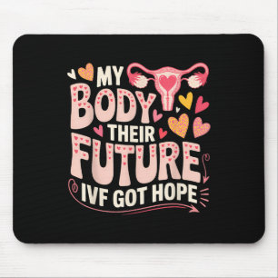 Ivf Transfer Day Surrogacy Pregnancy Surrogate Mat Mouse Pad