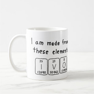 Ivo periodic table name mug
