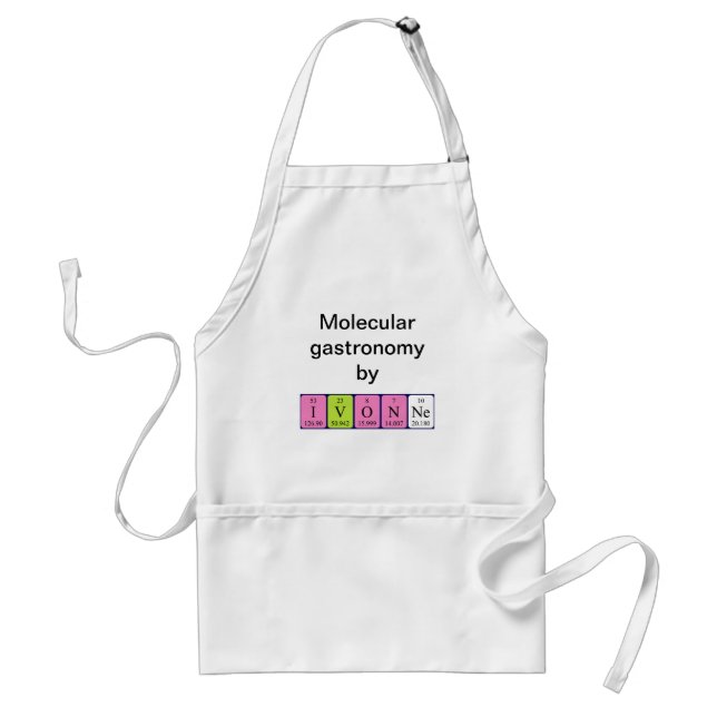 Ivonne periodic table name apron (Front)