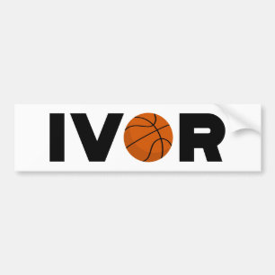 Ivor Basketball Bumper Sticker