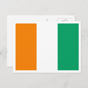 Ivorian Flag, Flag of Côte d'Ivoire Postcard