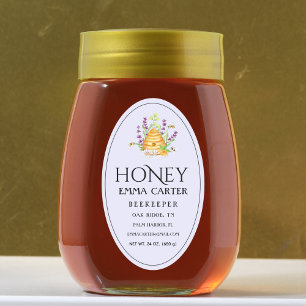 Ivory 24 oz Queen-line Honey Label